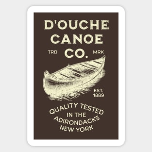 Funny Vintage D'Ouche Canoe Co Funny Outdoor Insult Canoeing Sticker